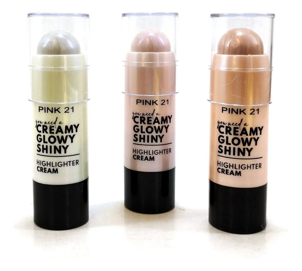 Pink21 Creamy Glowy Shiny iluminador en barra